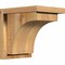 Ekena Millwork Huntington Rough Sawn Corbel w/Backplate, Western Red Cedar, 8"W x 10"D x 10"H COR08X10X10HUN01RWR - alternate 1